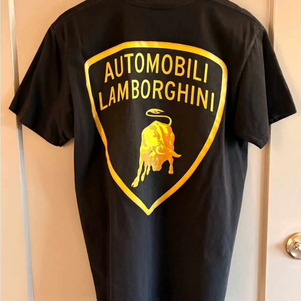 Supreme Automobili Lamborghini Black Tee Size Medium - Picture 5 of 6